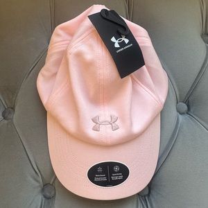 Under Armour- (NEW W/ TAGS) Women’s Baby Pink Adjustable Hat